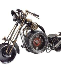 קאסטום קלוק שעון מתכת שולחני אופנוע