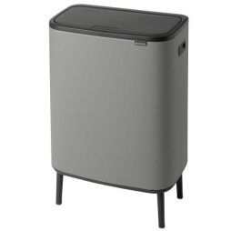 BO פח טאץ 60 ליטר, אפור בטון מינרלי Brabantia