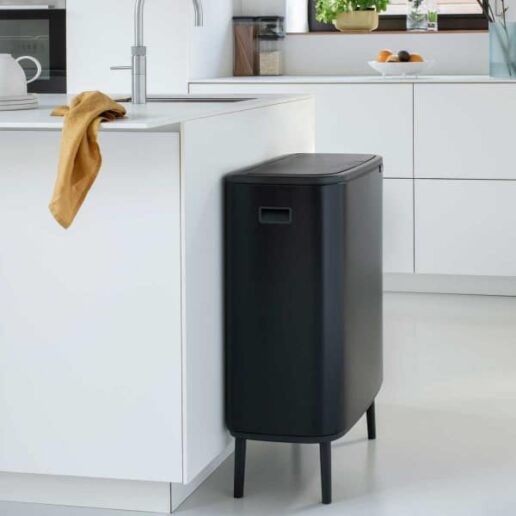 BO פח טאץ 60 ליטר, שחור מט Brabantia