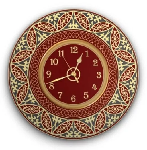 שעון קיר מעוצב, זכוכית אקרילית מבית TIVA DESIGN