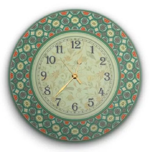 שעון קיר מעוצב, זכוכית אקרילית מבית TIVA DESIGN