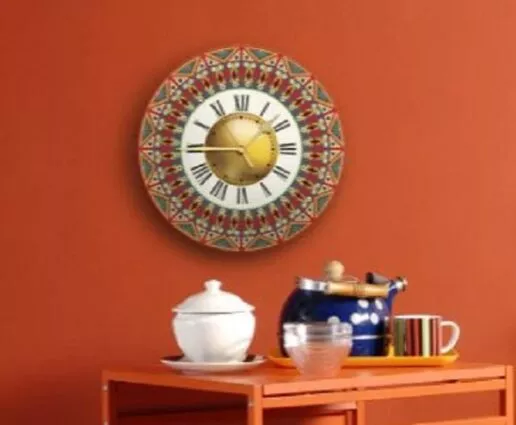 שעון קיר מעוצב, זכוכית אקרילית מבית TIVA DESIGN