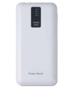 פאוור בנק סוללת גיבוי 10,000mAh טעינה מהירה עם 4 כבלים מובנים וצג דיגיטלי מקט: 4793 מידות: 14x7x2 ס