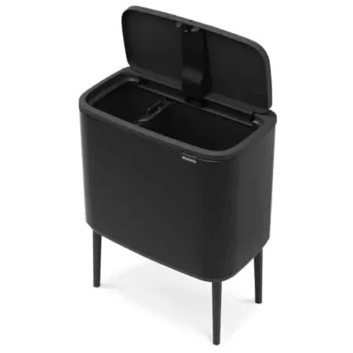 BO טאץ פח הפרדה 11+23 ליטר שחור מט Brabantia
