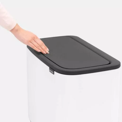 BO טאץ פח הפרדה 11+23 ליטר לבן Brabantia