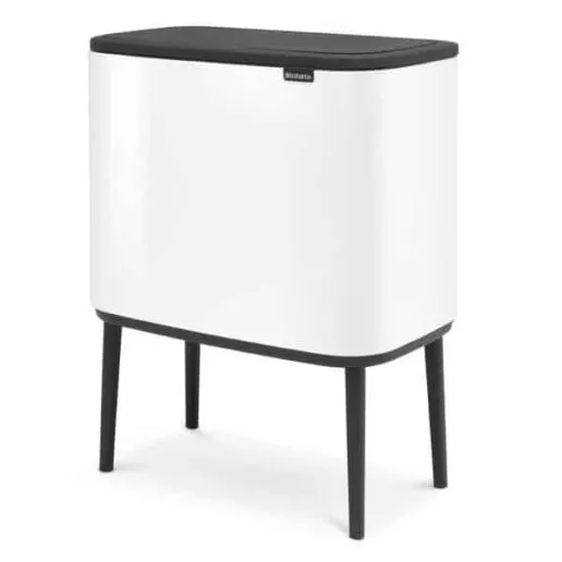 BO טאץ פח הפרדה 11+23 ליטר לבן Brabantia