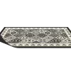 שטיח דקורטיבי FLORA COLLECTION שחור וזהב 60/90 ס"מ