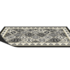 שטיח דקורטיבי FLORA COLLECTION שחור וזהב 60/90 ס"מ