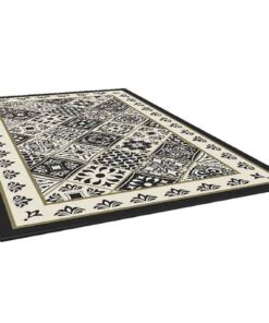 שטיח דקורטיבי FLORA COLLECTION שחור וזהב 60/90 ס