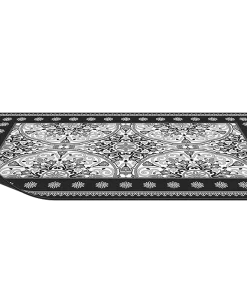 שטיח דקורטיבי FLORA COLLECTION שחור ערבסק