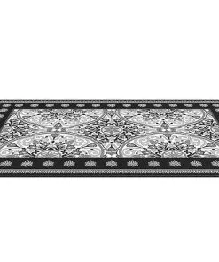 שטיח דקורטיבי FLORA COLLECTION שחור ערבסק