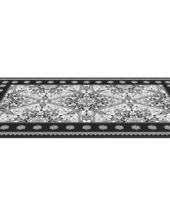 שטיח דקורטיבי FLORA COLLECTION שחור ערבסק