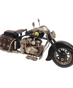 אופנוע קרוזר עתיק שחור מתכת