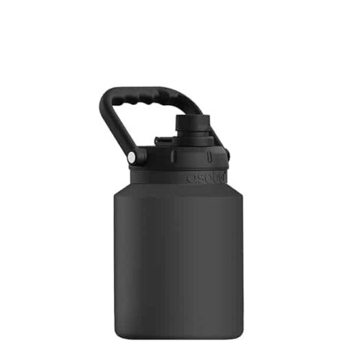 Mighty Jug בקבוק תרמי ציפוי קרמי פנימי Puramic חם/קר 1 ליטר עם ידית אחיזה מבית ASOBU
