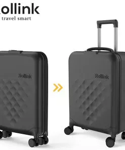 FLEX-360 המזוודה המתקפלת הדקה ביותר בעולם עליה למטוס 21'' של מותג המזוודות החכמות Rollink