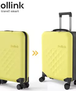 FLEX-360 המזוודה המתקפלת הדקה ביותר בעולם עליה למטוס 21'' של מותג המזוודות החכמות Rollink