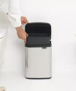 פח אשפה נתלה לשירותים BO ברבנטיה 7 ליטר, מבריק Brabantia