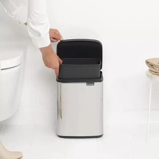 פח אשפה נתלה לשירותים BO ברבנטיה 7 ליטר, מבריק Brabantia