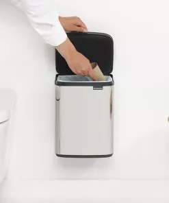 פח אשפה נתלה לשירותים BO ברבנטיה 7 ליטר, מבריק Brabantia