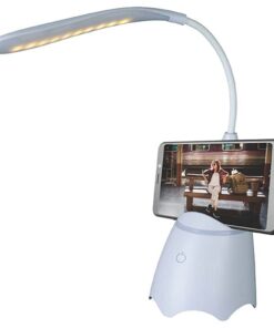 מנורת לד שולחנית משולבת עם רמקול Bluetooth