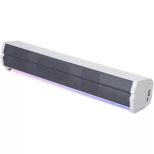"סאונד בר" רמקול Bluetooth איכותי TWS עם שני רמקולים 2x5W מובנים ותאורת לד מהבהבת