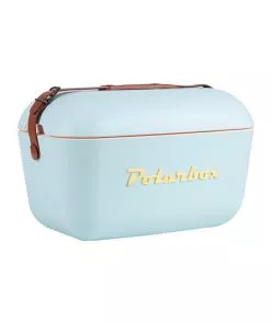 צידנית קשיחה Polarbox Classic רצועת כתף עור חומה נפח 12 ליטר