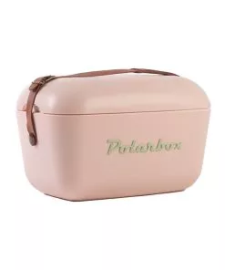 צידנית קשיחה Polarbox Classic רצועת כתף עור חומה נפח 12 ליטר