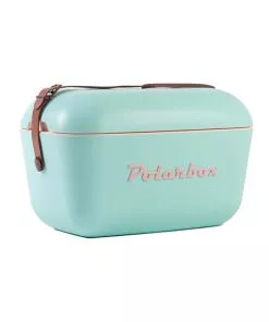 צידנית קשיחה Polarbox Classic רצועת כתף עור חומה נפח 12 ליטר