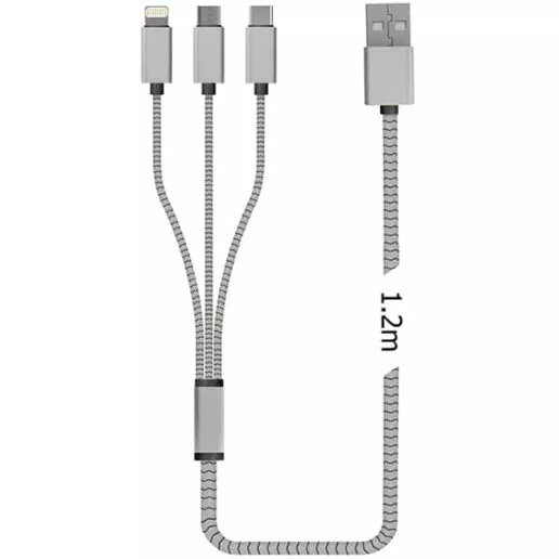 כבל טעינה מהיר במיוחד 2.5A בטיוב מבית Charge-it