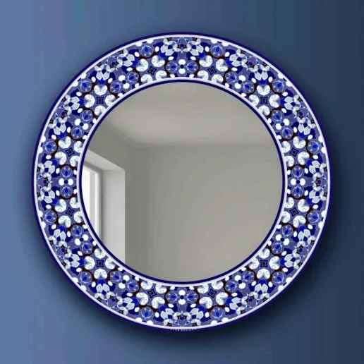 מראת קיר עגולה מעוצבת דגם 5010 TIVA DESIGN