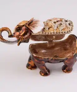 פיל חום Brown Elephant- קופסת תכשיטים Keren Kopal