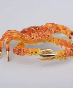 סרטן כתום Orange Crab trinket box - קופסת תכשיטים Keren Kopal