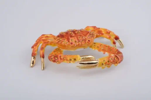 סרטן כתום Orange Crab trinket box - קופסת תכשיטים Keren Kopal