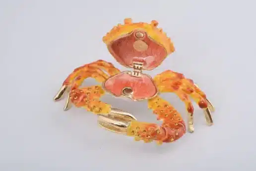 סרטן כתום Orange Crab trinket box - קופסת תכשיטים Keren Kopal