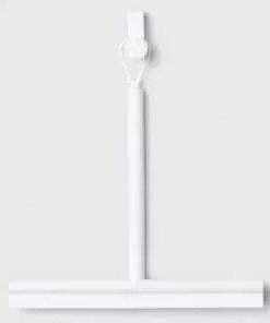 מגב למקלחון עם מתלה לדלת, לבן Brabantia - ReNew