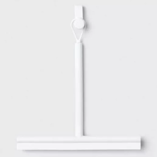 מגב למקלחון עם מתלה לדלת, לבן Brabantia - ReNew