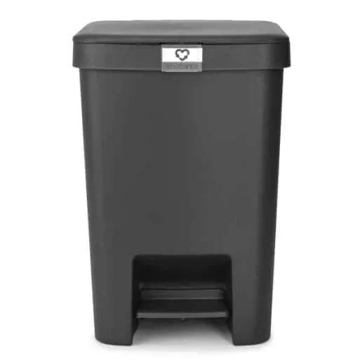 PrevNext פח הפרדה StepUp פדל 25 ליטר פלסטיק, אפור כהה Brabantia