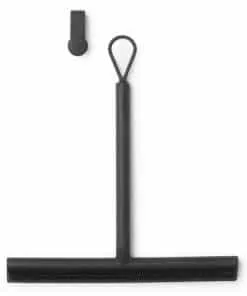 מגב למקלחון עם מתלה לדלת, אפור כהה Brabantia - ReNew