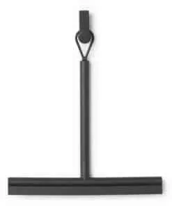 מגב למקלחון עם מתלה לדלת, אפור כהה Brabantia - ReNew