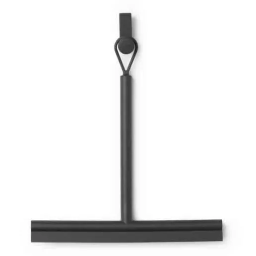 מגב למקלחון עם מתלה לדלת, אפור כהה Brabantia - ReNew
