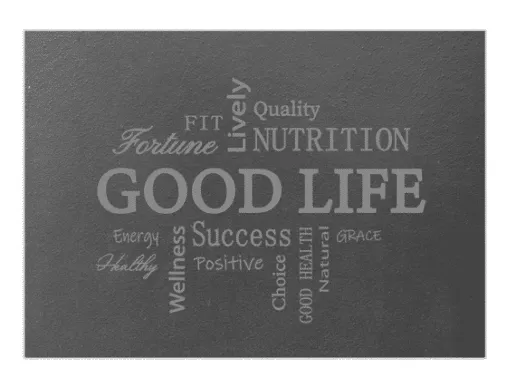 שטיח ויניל דגם GOOD LIFE אפור