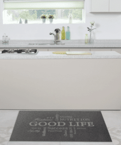 שטיח ויניל דגם GOOD LIFE אפור