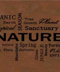 שטיח ויניל דגם Nature חום