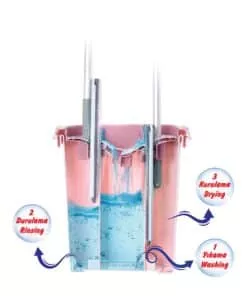 דלי הפלא 14 ליטר TRIO TABLET MOP CLEANING SET 14 LT
