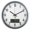 שעון קיר אנלוגי דיגיטלי עם תאריכון