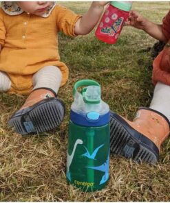 בקבוק ילדים GIZMO דינוזאור בג'ונגל 420 מ