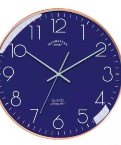 שעון קיר עיצובי איתן - כחול